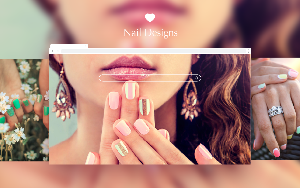 Nail Designs HD Wallpaper New Tab Theme