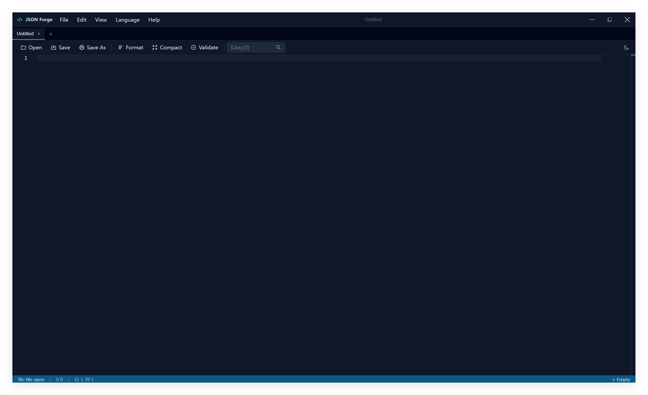 #1. JSON Forge (Windows) By: 小黑胖胖