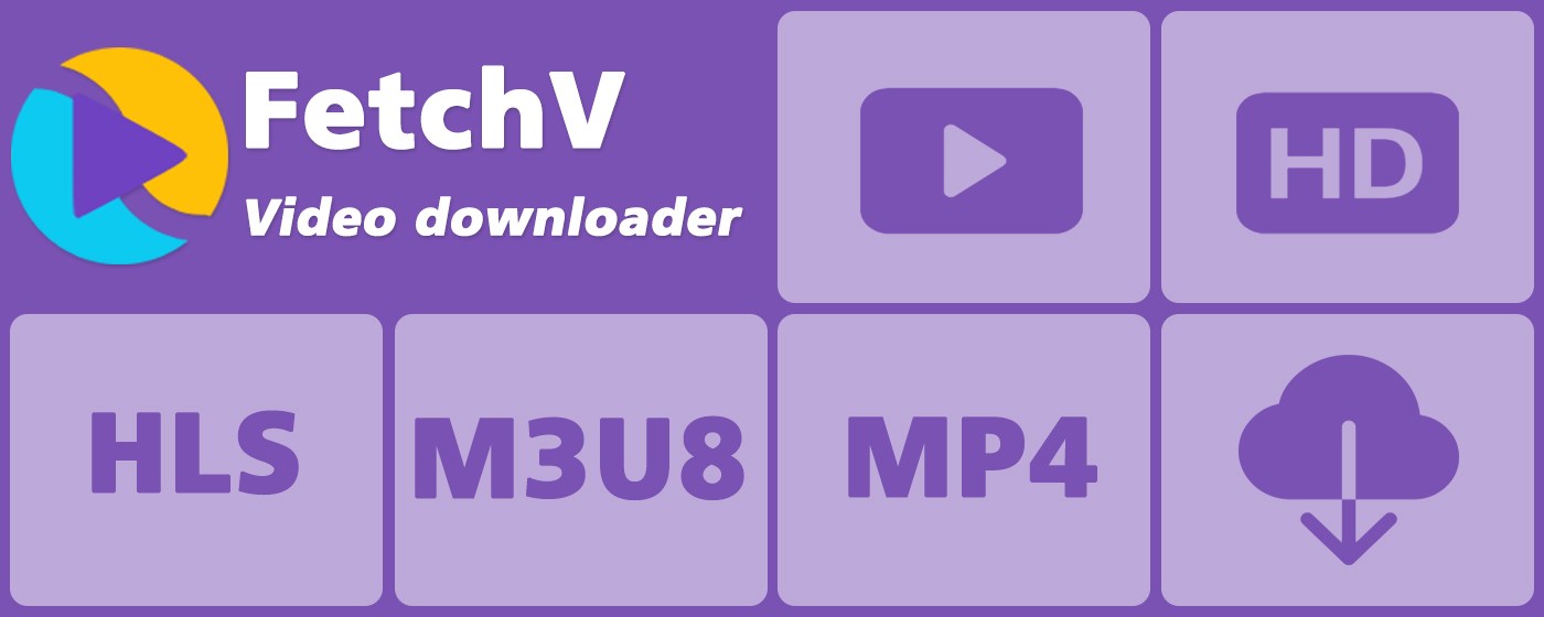 FetchV:Video downloader(HLS/m3u8/mp4/blob) promo image