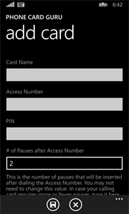 Phone Card Guru screenshot 5