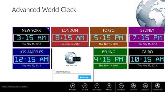 Advanced World Clock screenshot 5