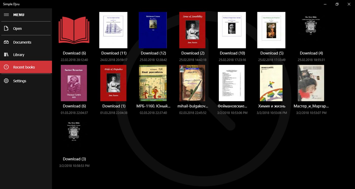 #2. Simple DJVU Reader (Windows) Podle: Electronic Rescue Service