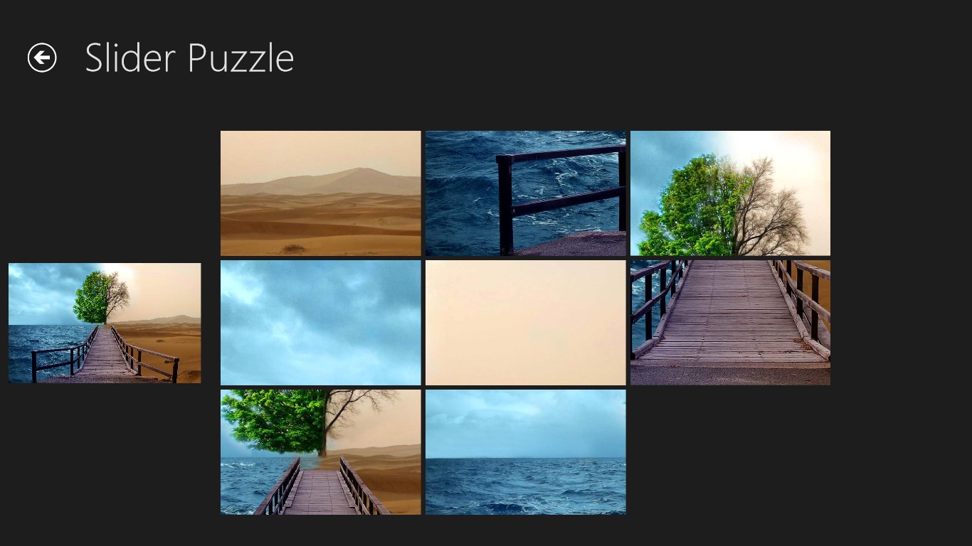 Slider puzzle for Windows 10