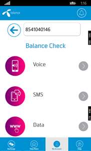 Telenor India-Quick Recharge screenshot 1
