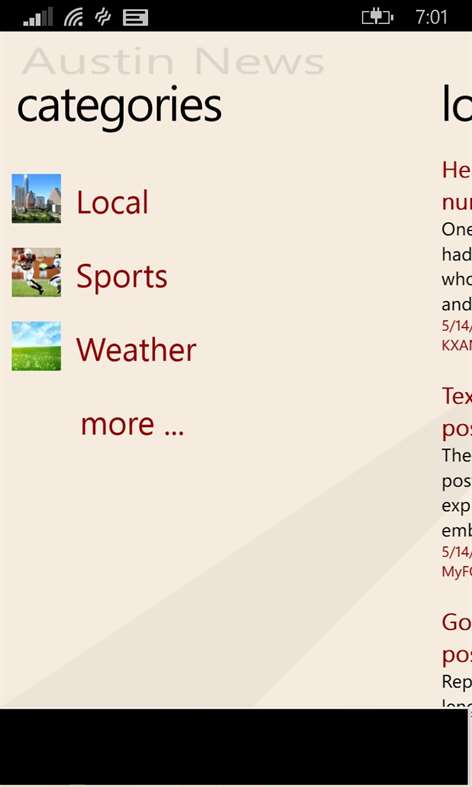 Austin News Screenshots 2