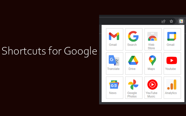 Shortcuts for Google, G App Launcher Good App
