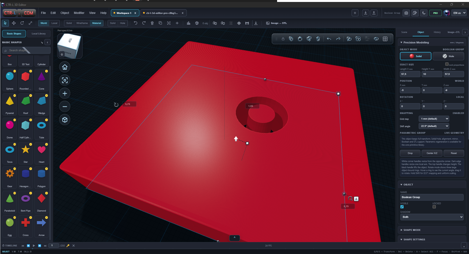 3D Editor Pro screenshot