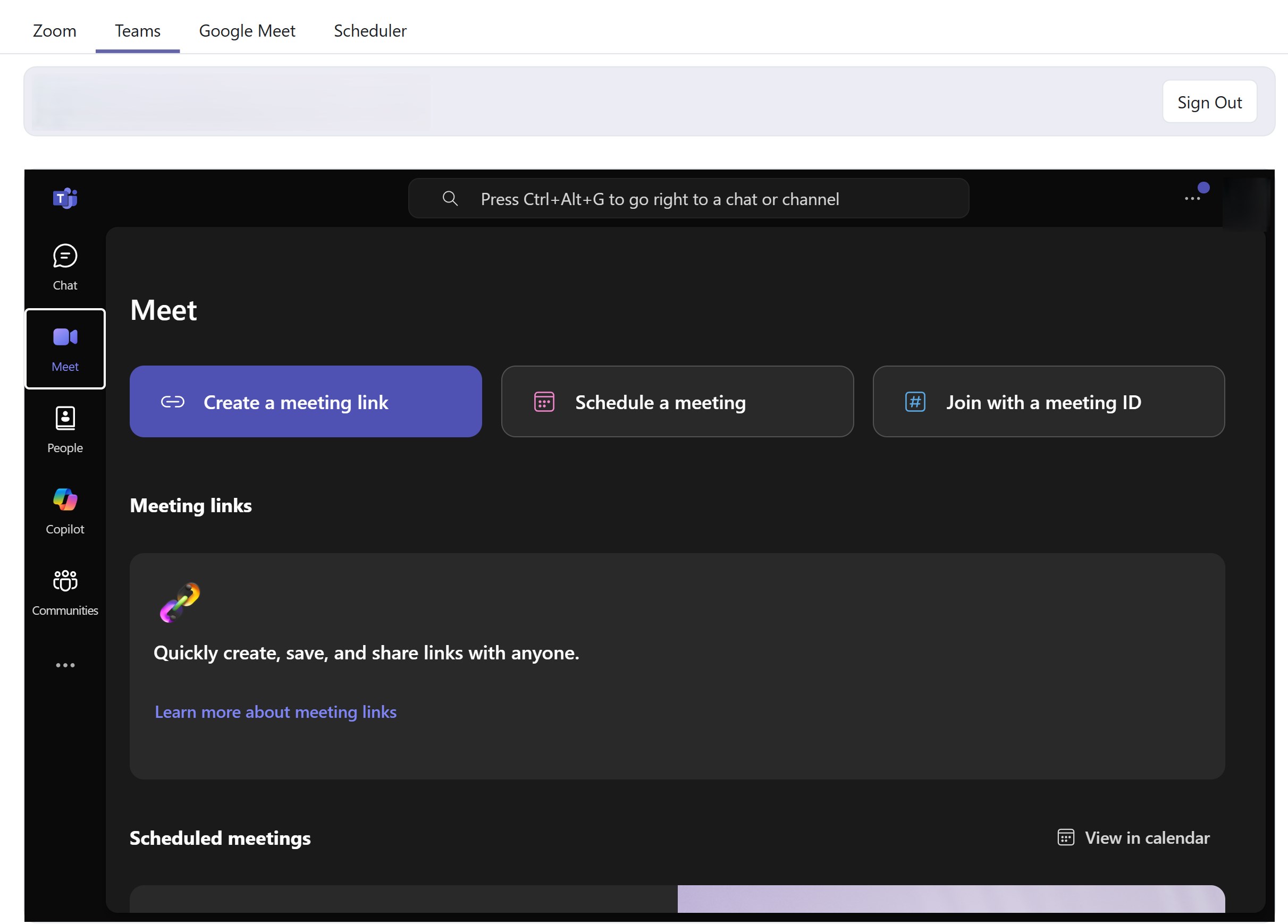 Video Meetings for Zoom - Teams and GMeet screenshot