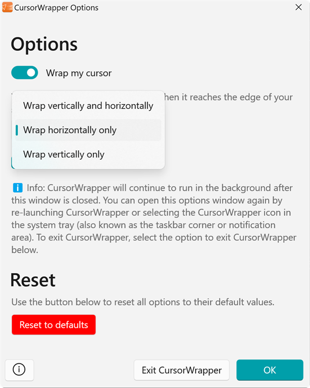 #2. CursorWrapper (Windows) Által: Quinn's Computing