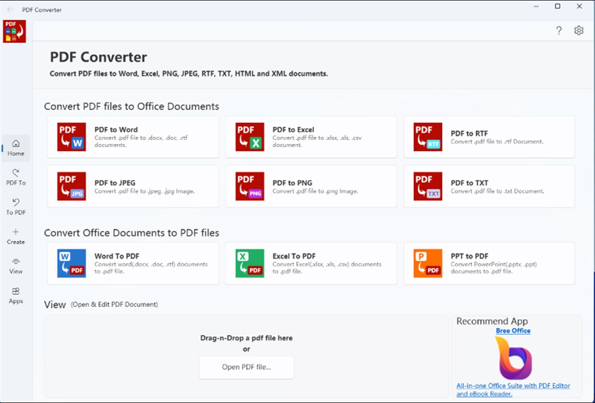 #2. PDF Converter+ (Windows) Podle: PeroSoftware.com