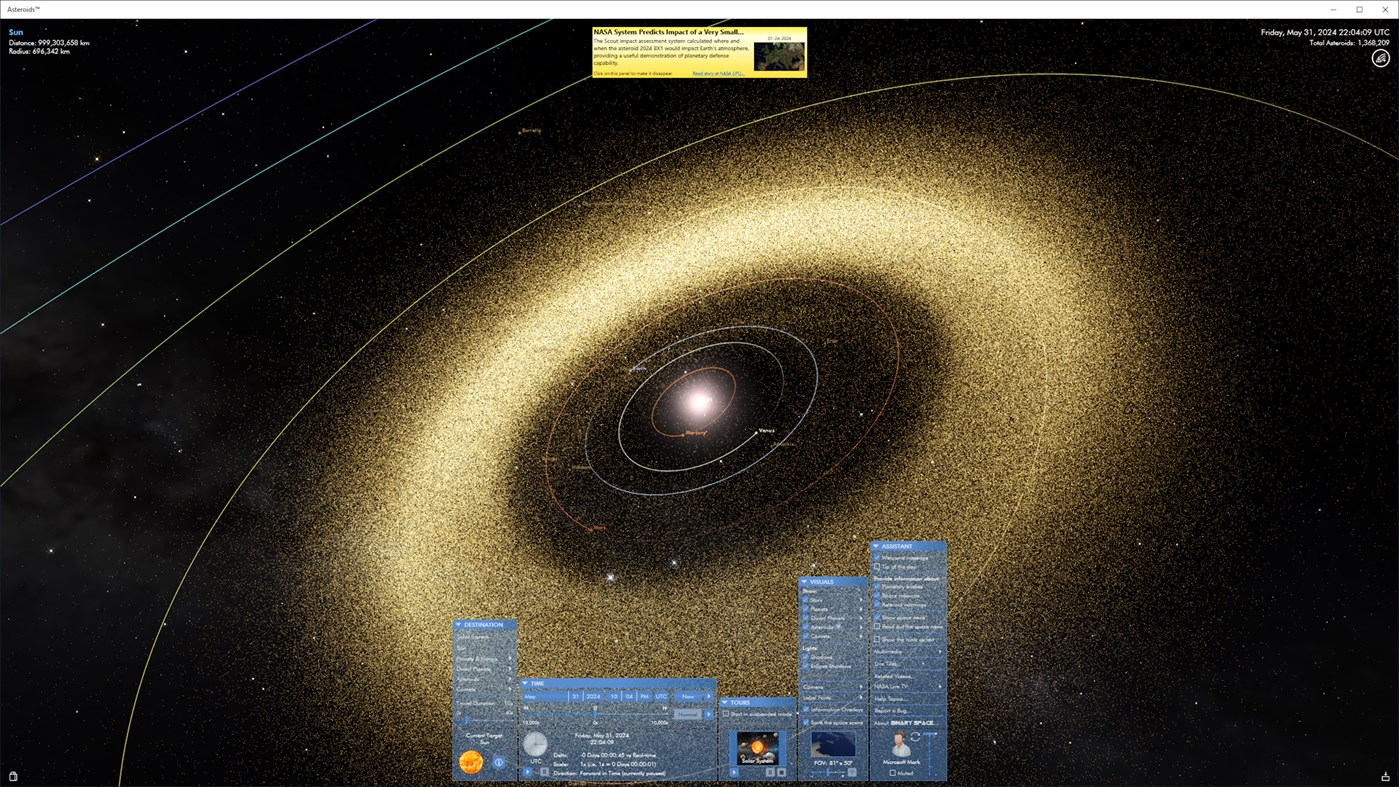 #1. Asteroids™ (Windows) โดย: BINARY SPACE
