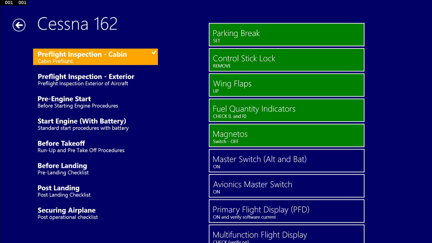 #2. Cessna Skyhawk and Skycatcher Checklists (Windows) 由: JMC Technologies