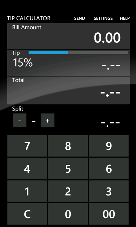 Tip Calculator Screenshots 1