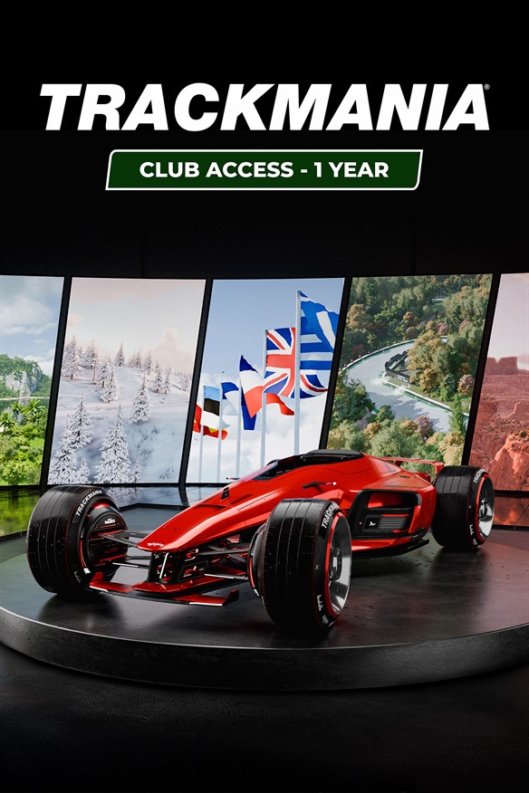 Trackmania Club Access 1 Year Xbox Series X|S and Xbox One cover art
