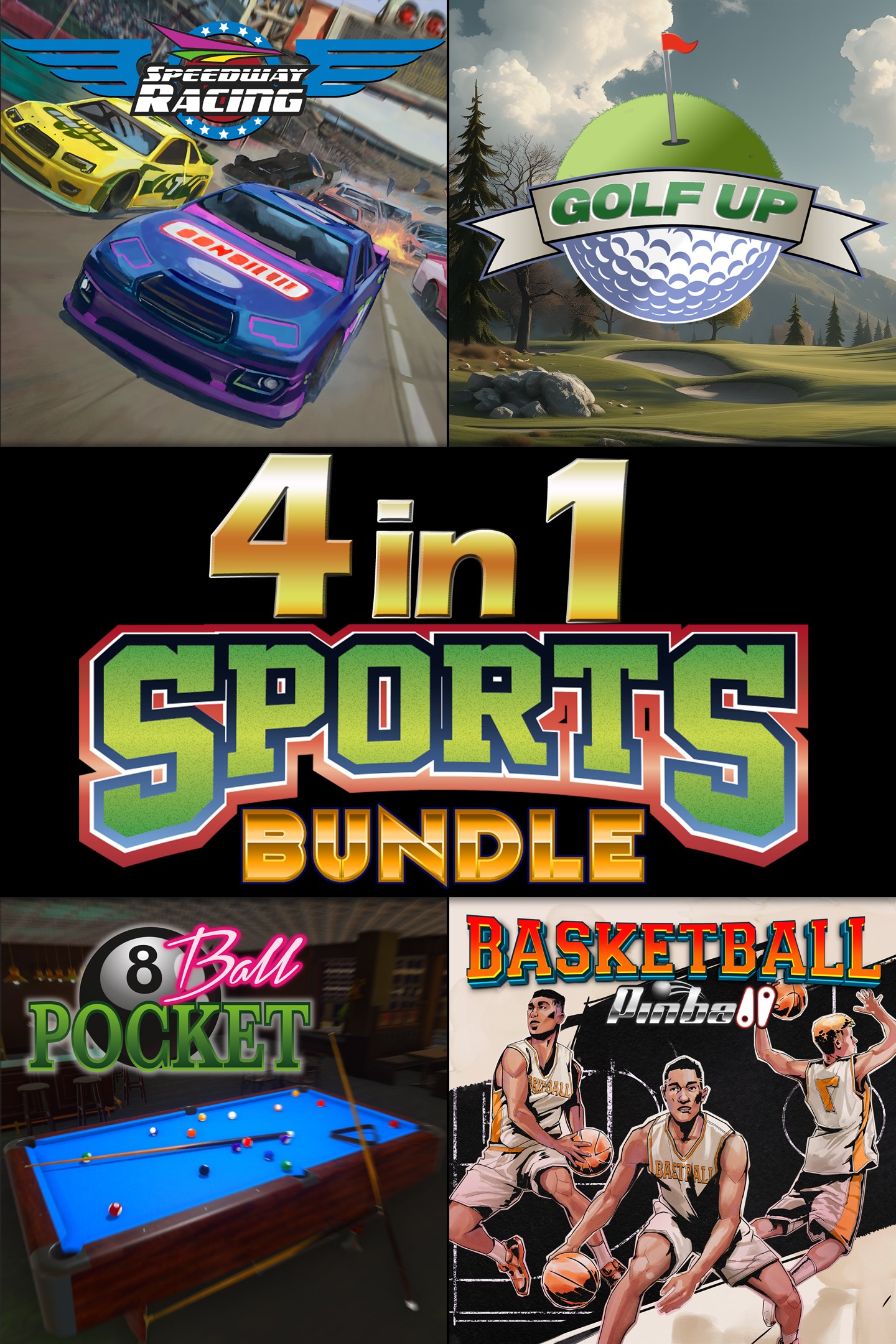 Lådbild av 4 in 1 Sports Bundle