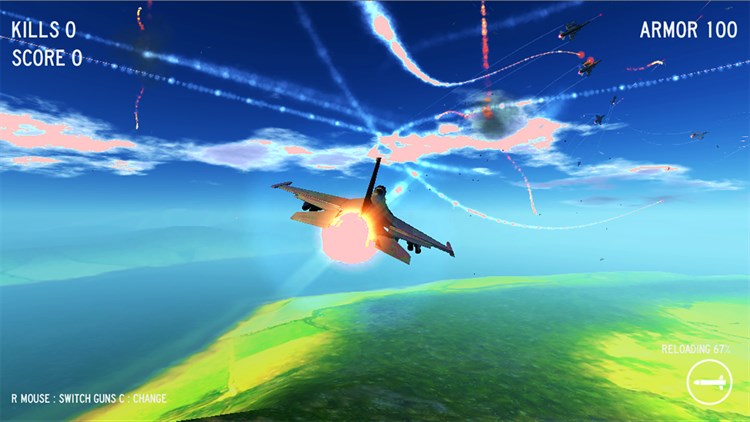aerial combat simulator - PC - (Windows)