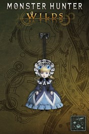 追加チャーム「ラバラドレスの人形・青」