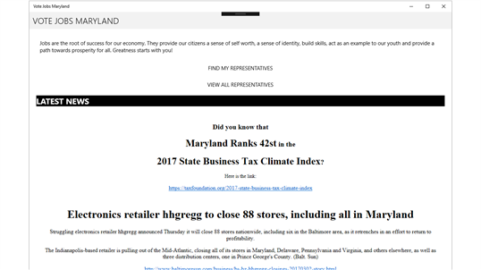 Vote Jobs Maryland screenshot 1