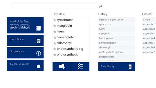Oxford Dictionary of Chemistry screenshot 5