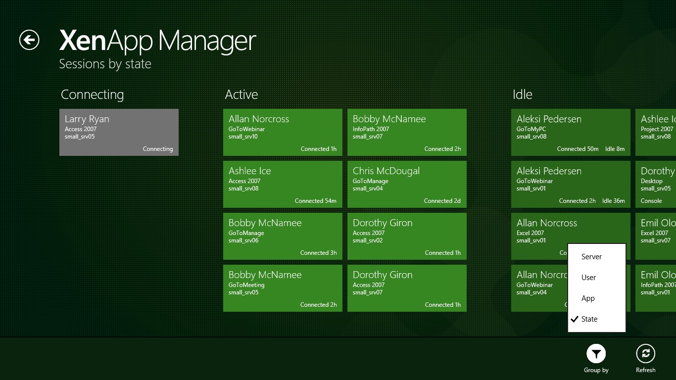 XenApp Manager for Windows 10