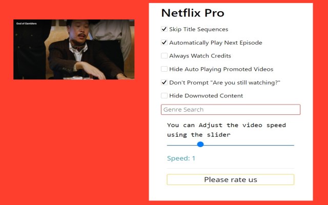 Upgraded Interface for Netflix™!