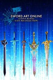 SWORD ART ONLINE Last Recollection - Ensemble d'apparences d'épées Épéiste noir