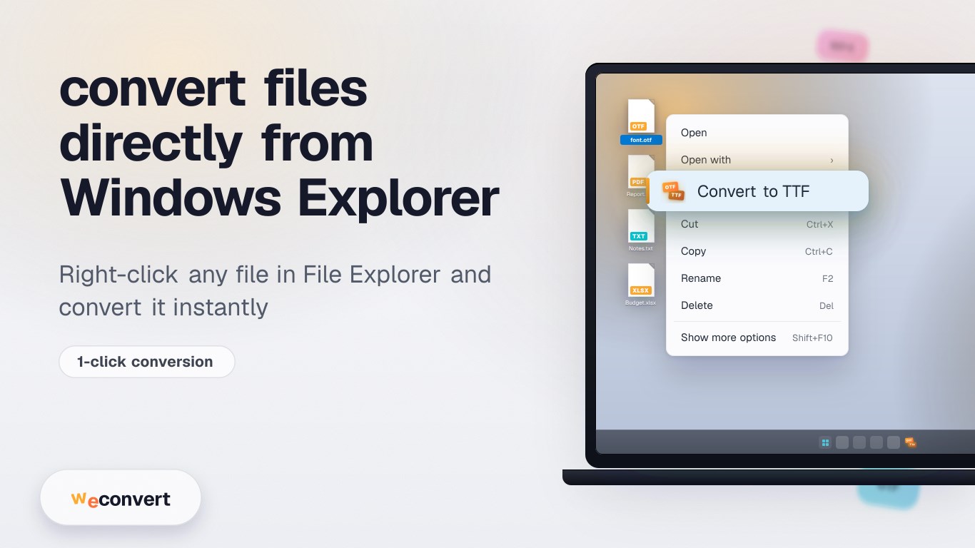 OTF to TTF | Convert OTF to TTF screenshot