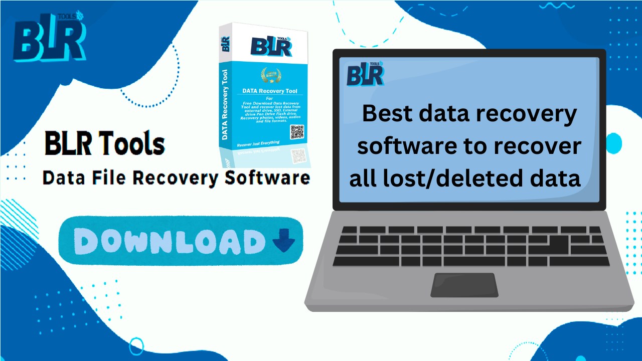 Snapshot 1 of BLR Data File Recovery Software Tool