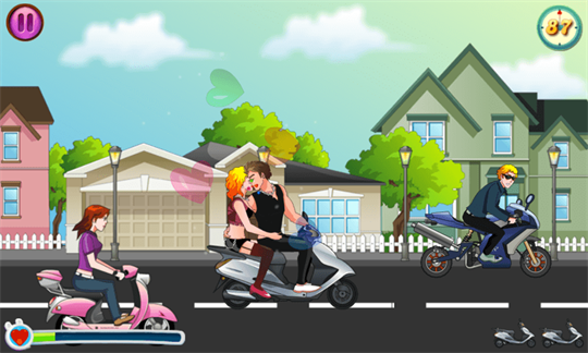 Kiss Moto Racer screenshot 1