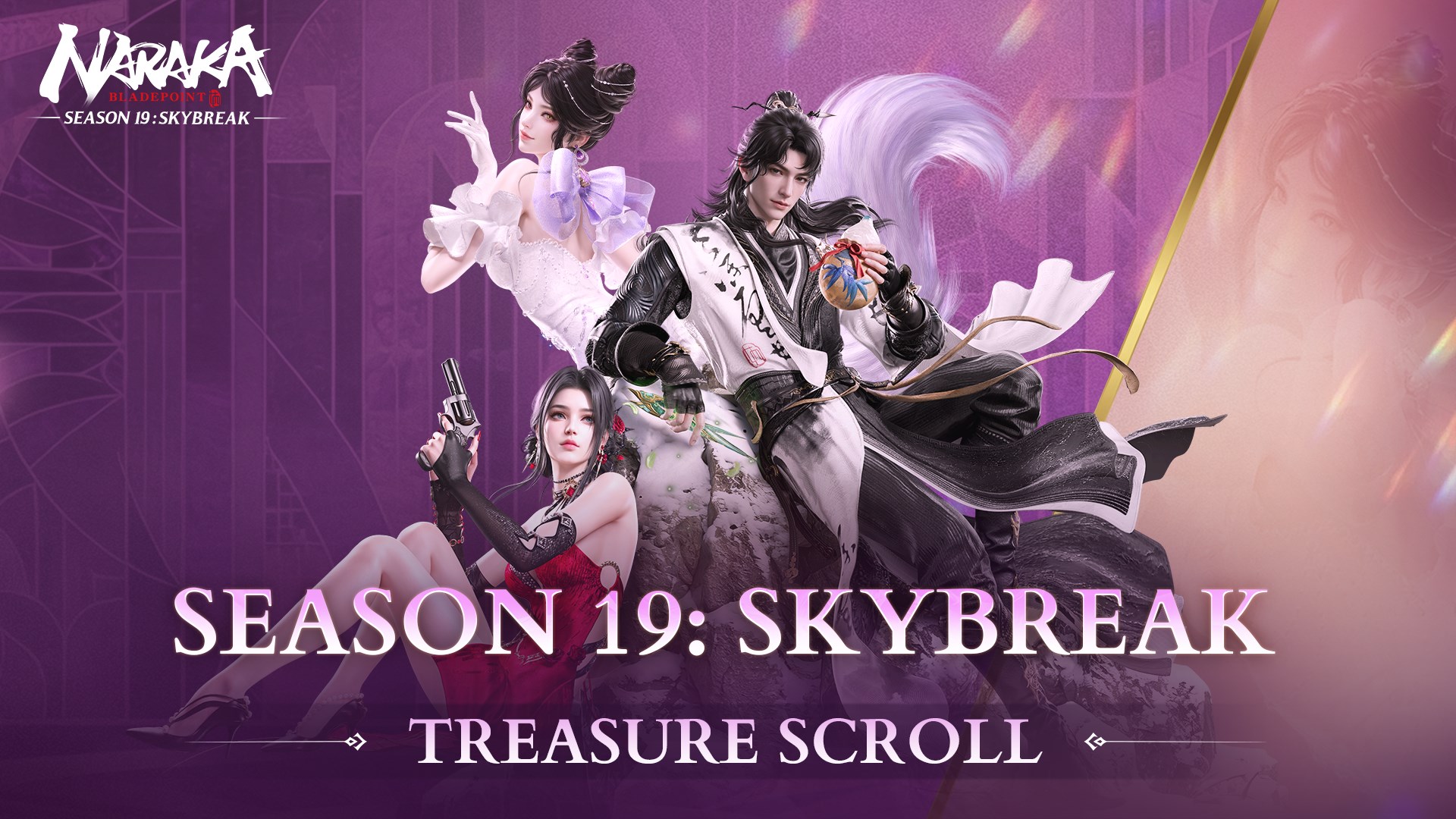 Season 19: Skybreak Treasure Scroll Preview | NARAKA: BLADEPOINT	
