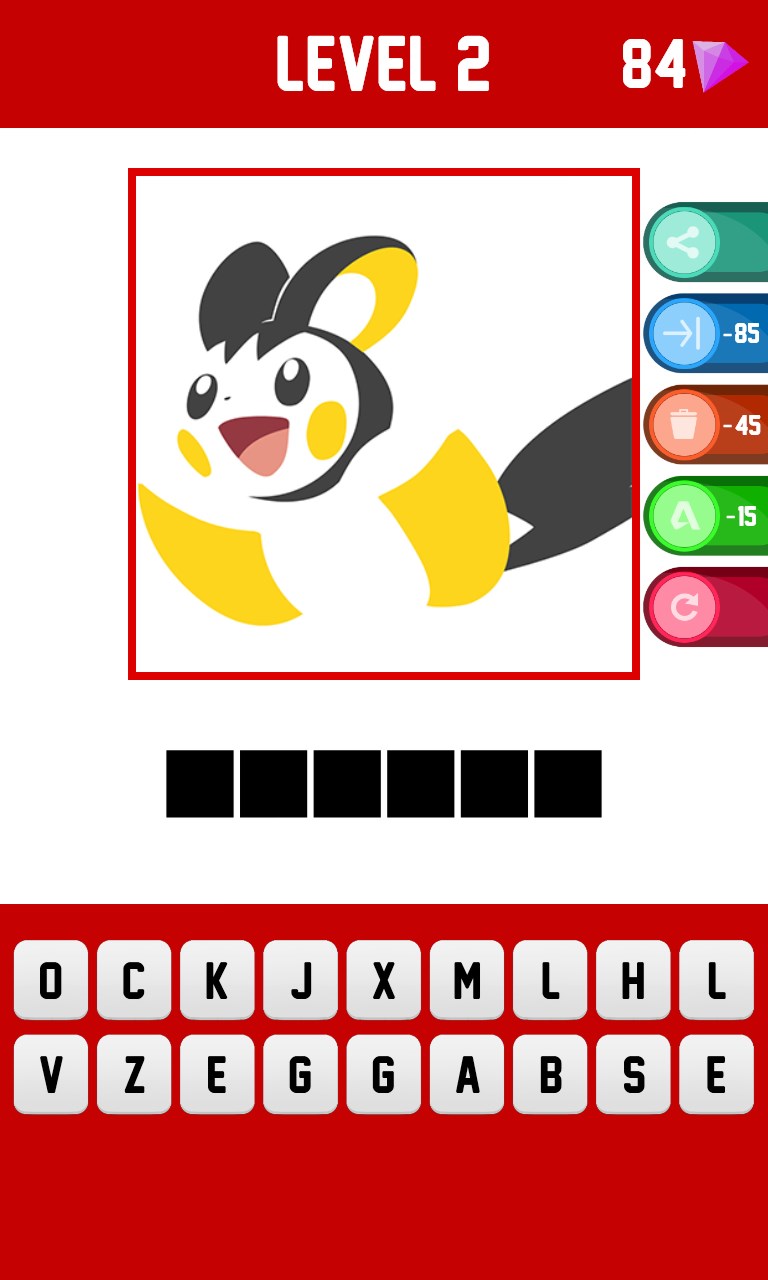Screenshot 2 Characters Quiz Games for Pokemon Edition windows