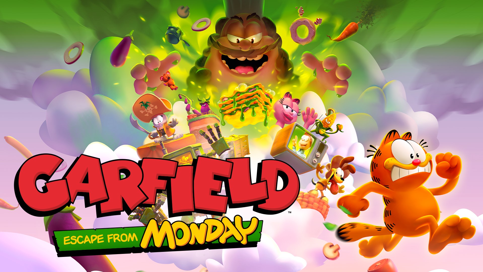 Garfield - Escape from Monday - Gameplay Preview