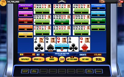 Sheriff Wild Hand Video Poker