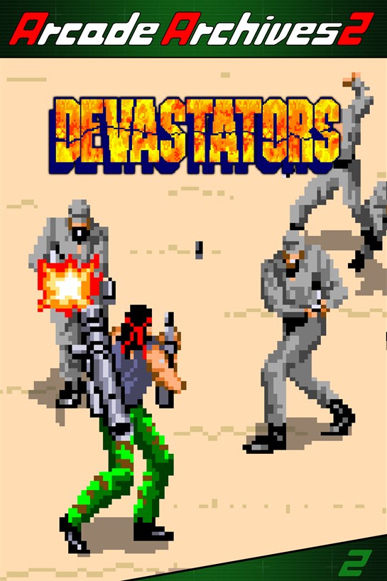 Záber škatule hry Arcade Archives 2 DEVASTATORS