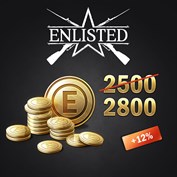 Enlisted - 2500 Gold + 300 Bonus