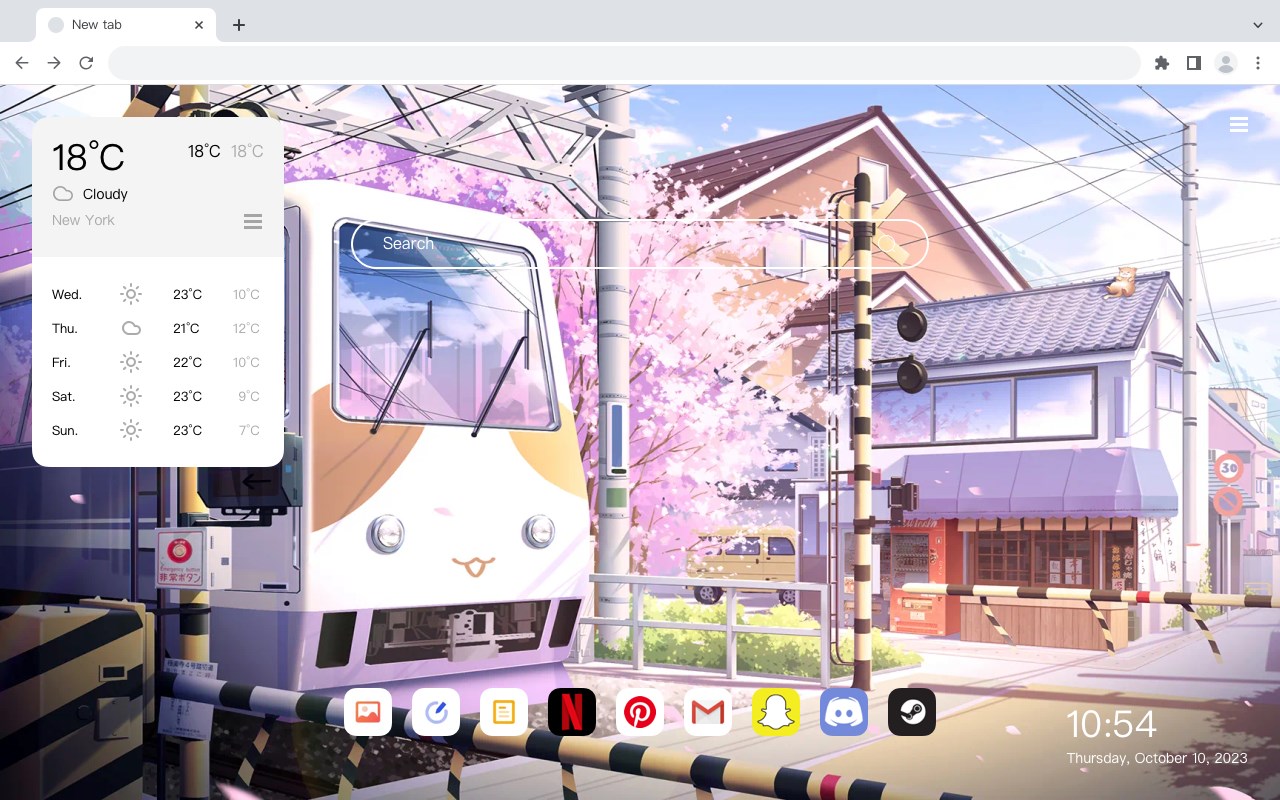 Japanese anime train 4K wallpaper HomePage