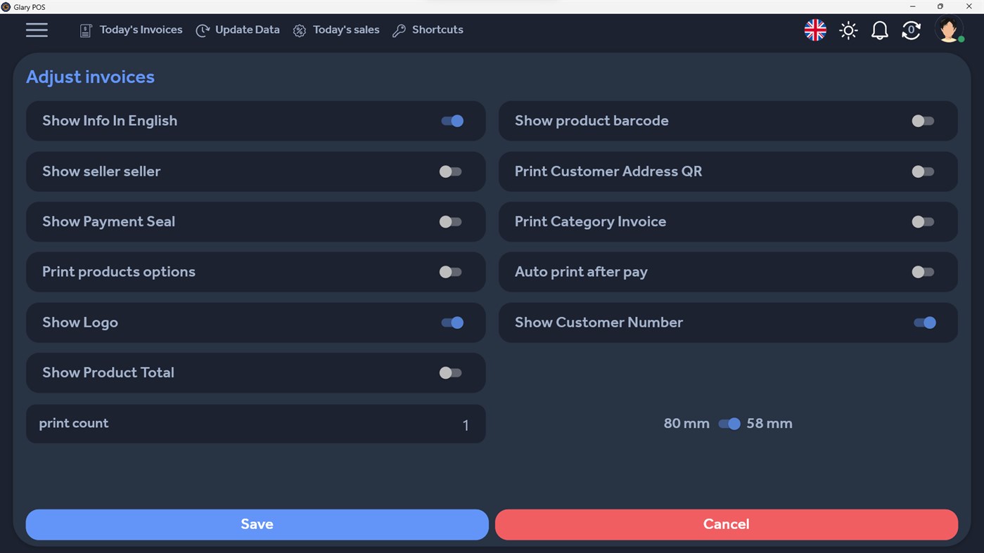 #4. POS Glary (Windows) De: Glary Creativity