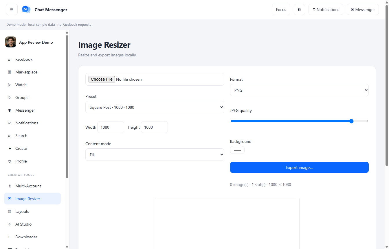 Chat AI Messenger screenshot
