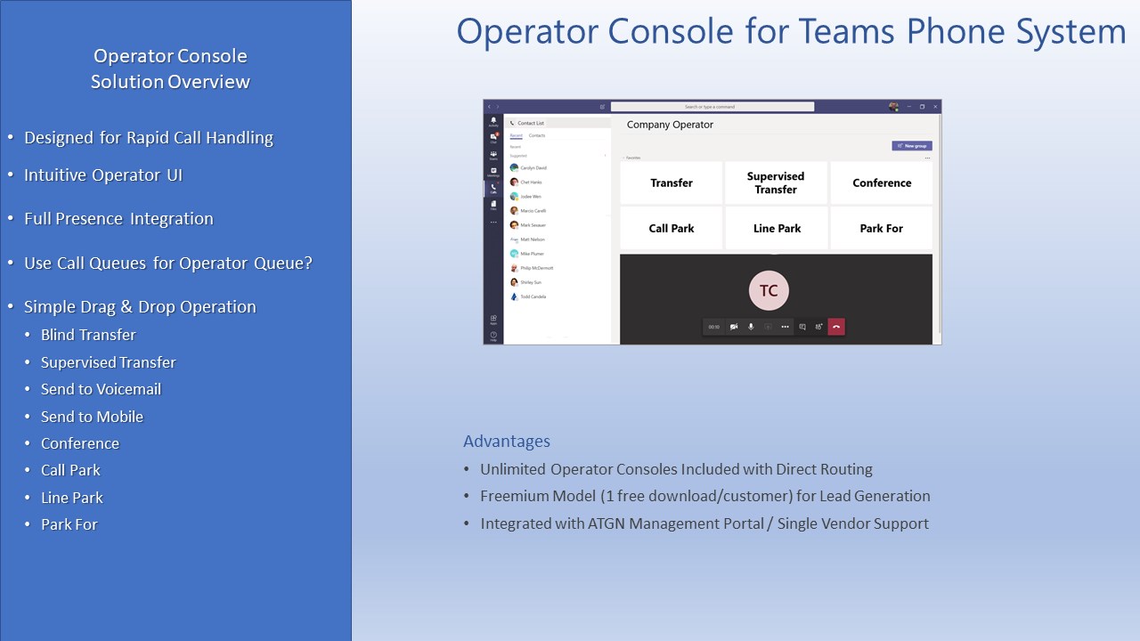 Snapshot 3 of Imperf Teams Direct Routing Contact Centre