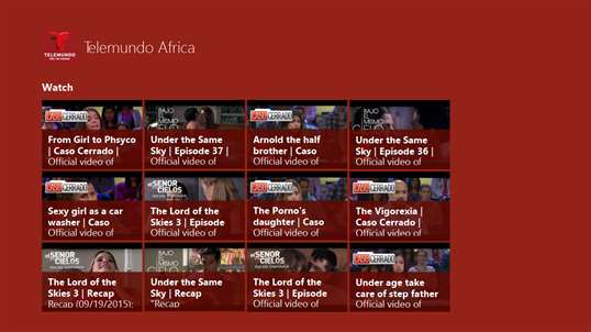 Telemundo Africa screenshot 3