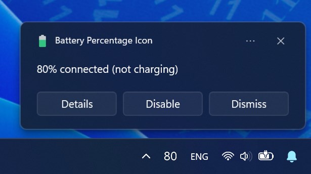 Battery Percentage Icon screenshot