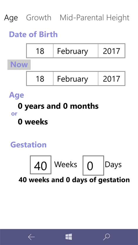 Paediatric Calculator Screenshots 1