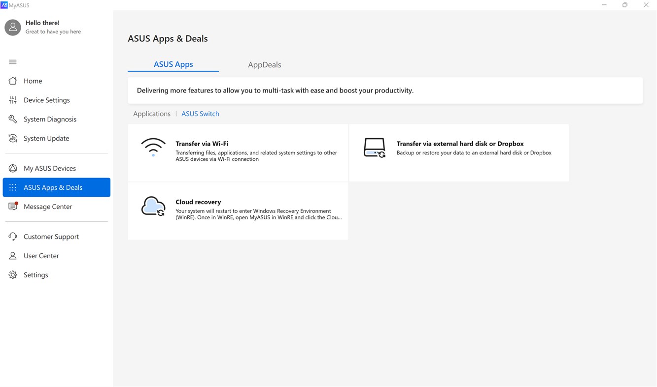 #3. MyASUS (Windows) Ved: ASUSTek