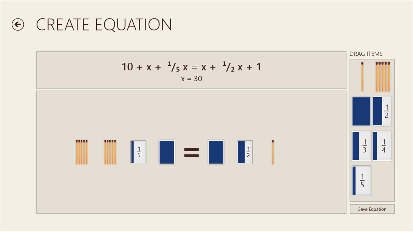 #1. Matchbox Equations (Windows) Podle: Cecilia Christiansen