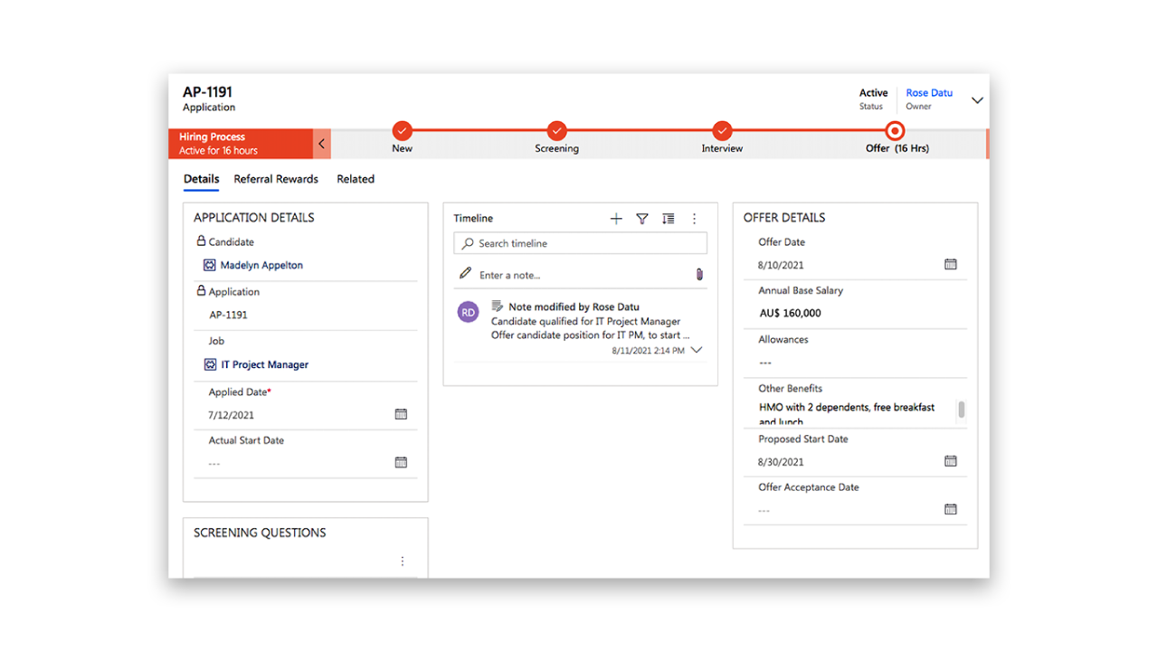 Recruitday Applicant Tracking System