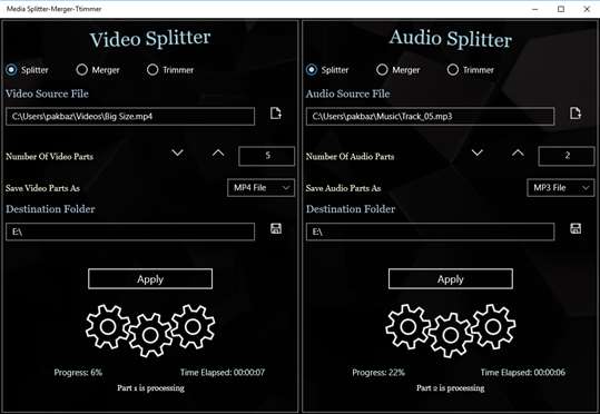 Media Splitter-Merger-Trimmer screenshot 1