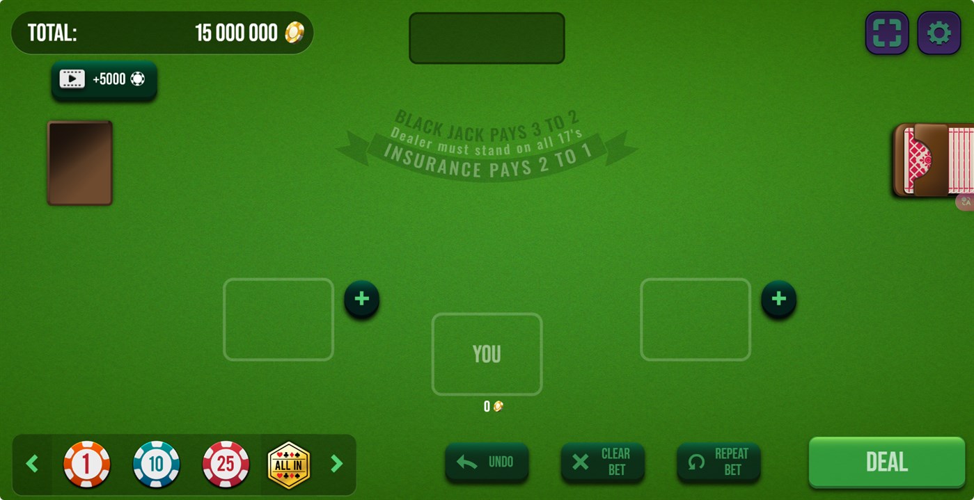 #1. Lucky Vegas Blackjack (Windows) By: FIRE GAME