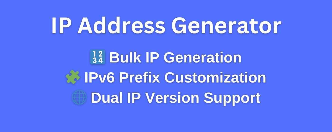 IP Address Generator