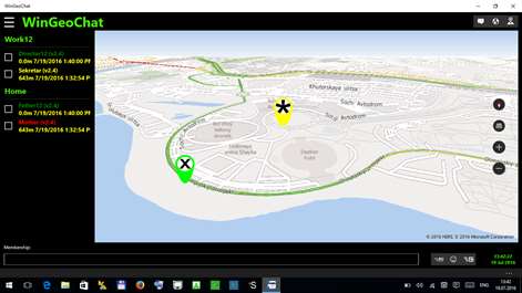 WinGeoChat Screenshots 1