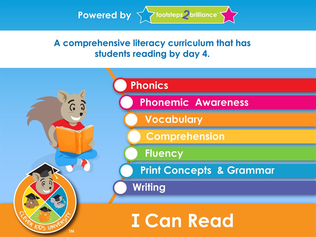 #1. Clever Kids University - I Can Read (Windows) 来自: Footsteps2Brilliance, Inc.